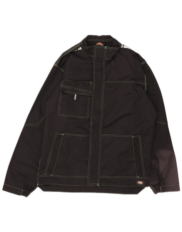 Dickies Veste utilitaire pour homme UK 42 XL Noir Coton