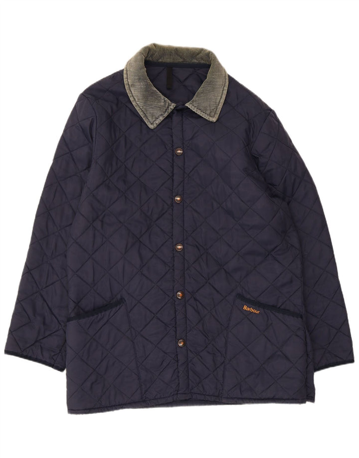 Barbour Veste matelassée pour homme UK 38 Bleu marine moyen