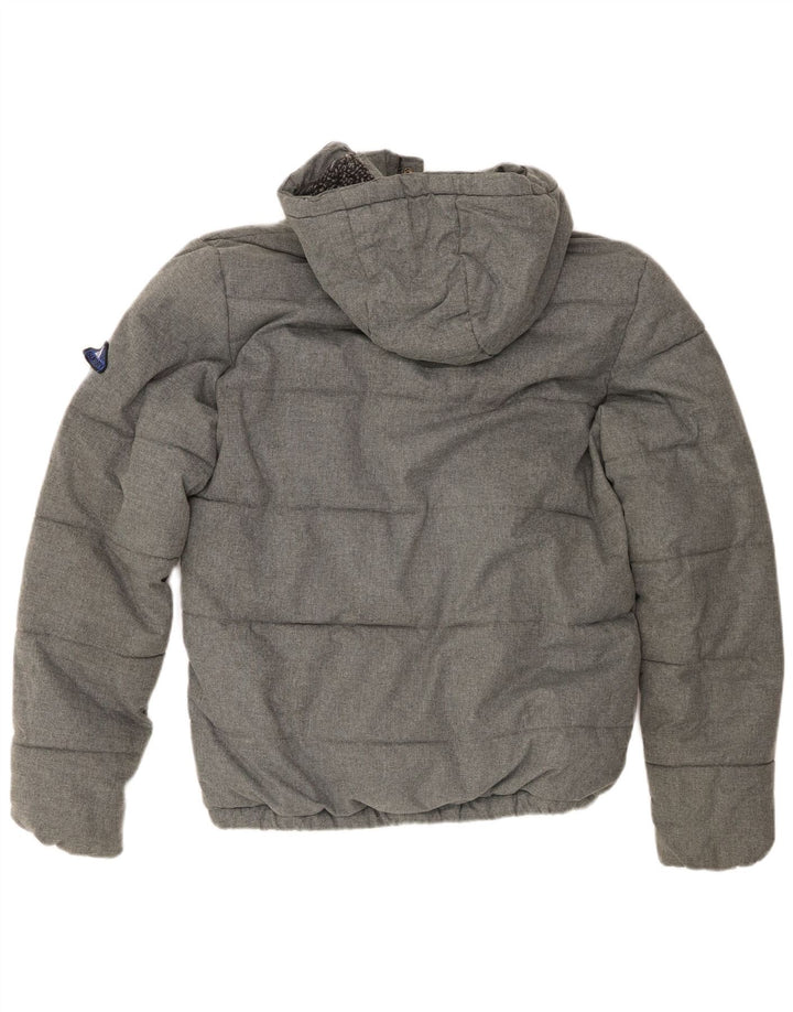 Superdry Veste matelassée à capuche UIK 38 Gris Moyen Polyester