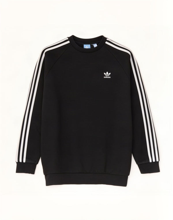 Adidas Sweat-shirt pour homme en coton noir moyen