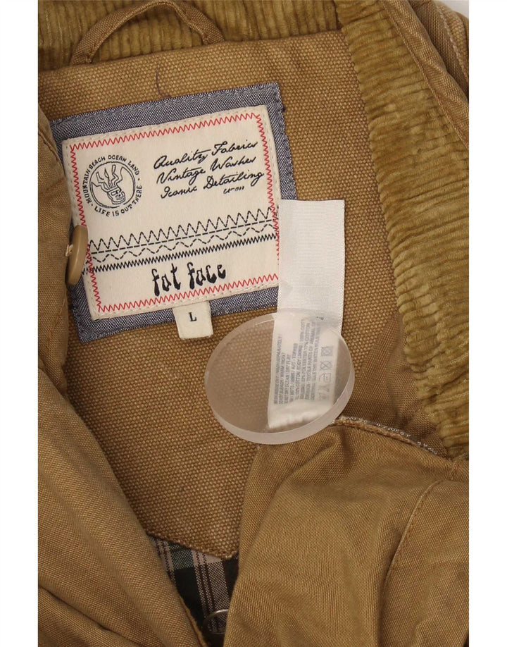 Fat Face Veste militaire pour homme UK 40 Large Beige Coton