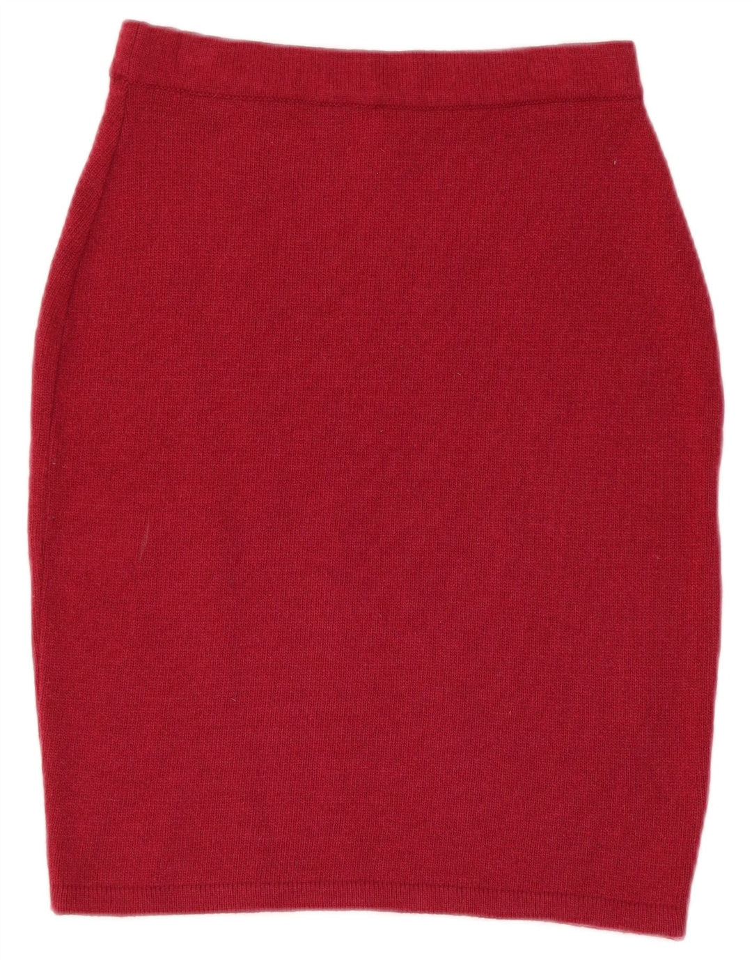 GYMNASIUM Jupe crayon en tricot pour femme Medium W26 Rouge Laine d'agneau