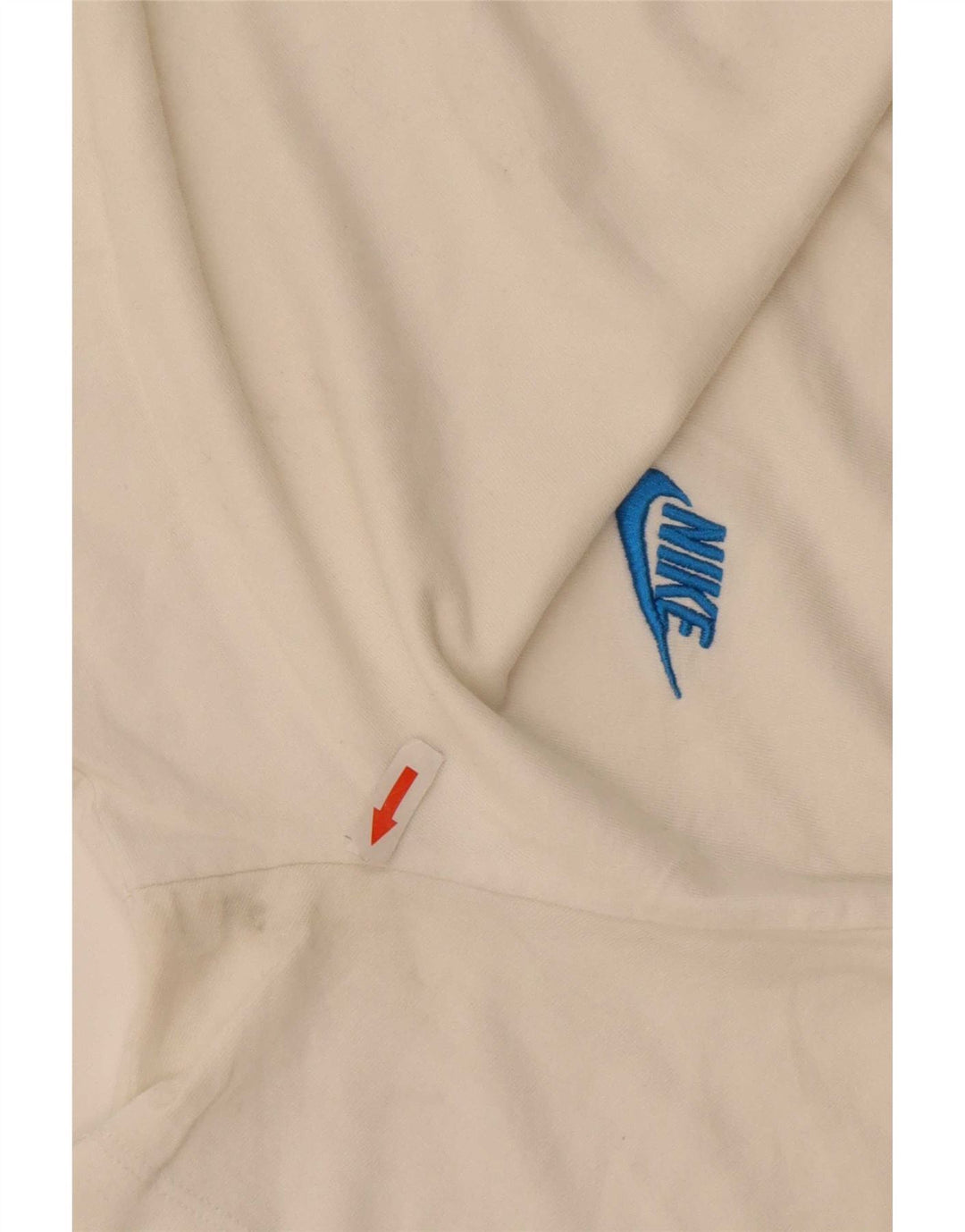 Nike T-shirt pour homme en coton blanc cassé moyen