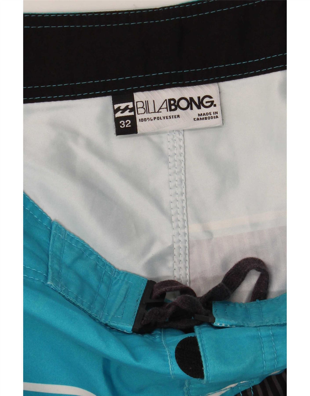 Billabong Short de bain graphique pour homme en polyester color block bleu moyen