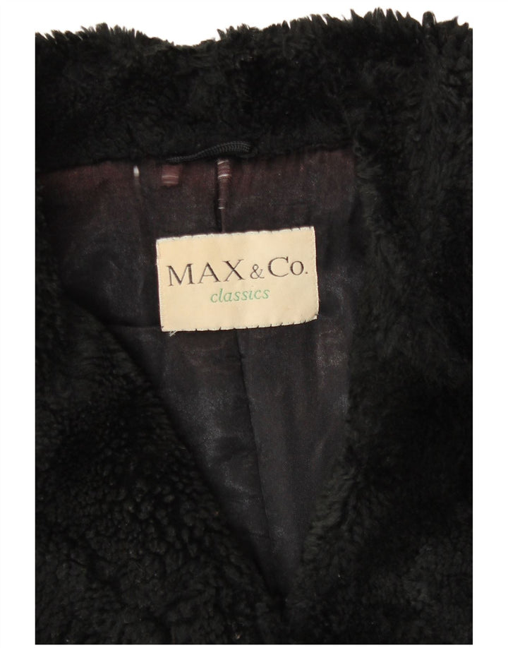 Max & Co. Manteau coupe-vent pour femme UK 12 Medium Noir