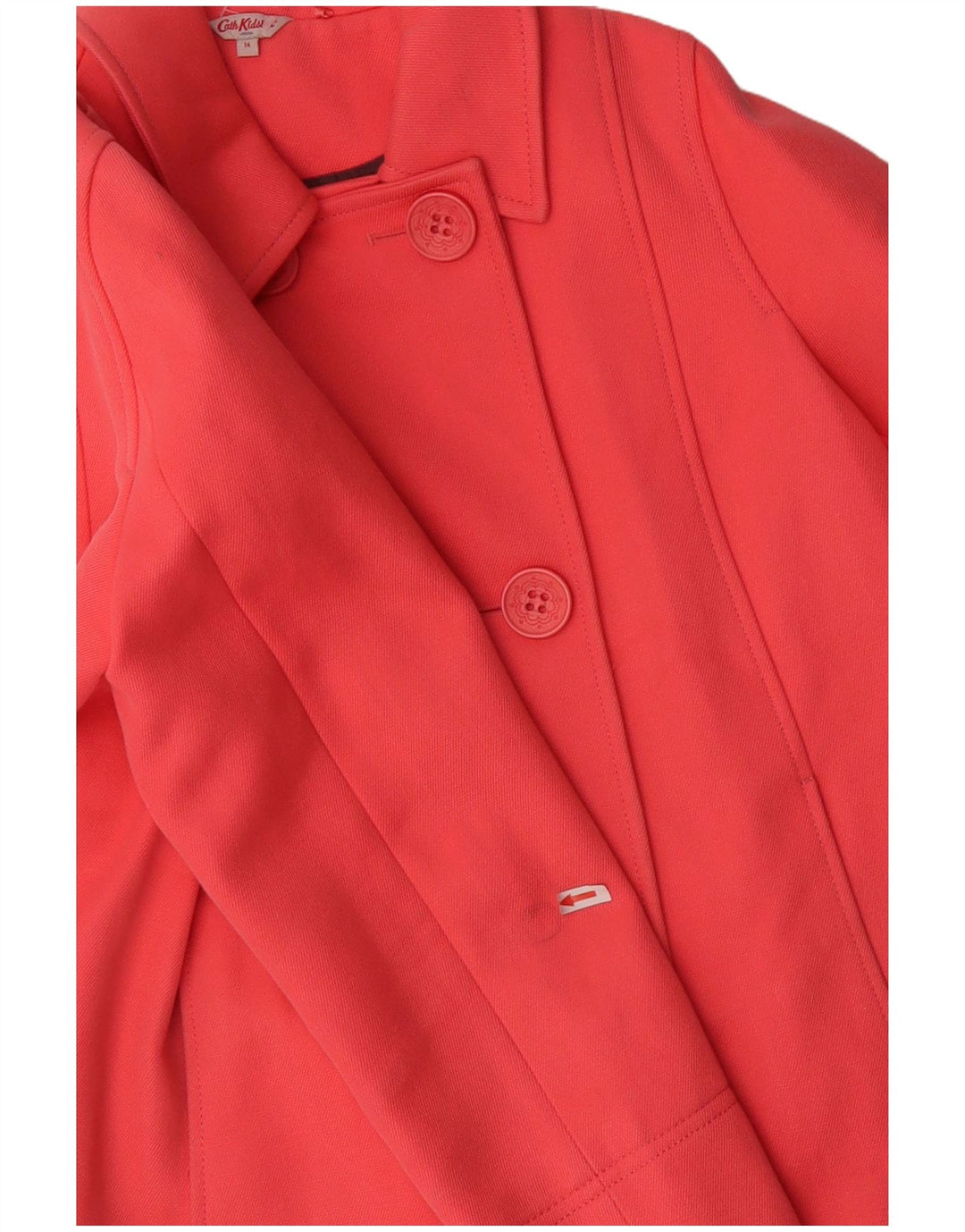 Cath Kidston Caban double boutonnage pour femme UK 14 Grand coton rose