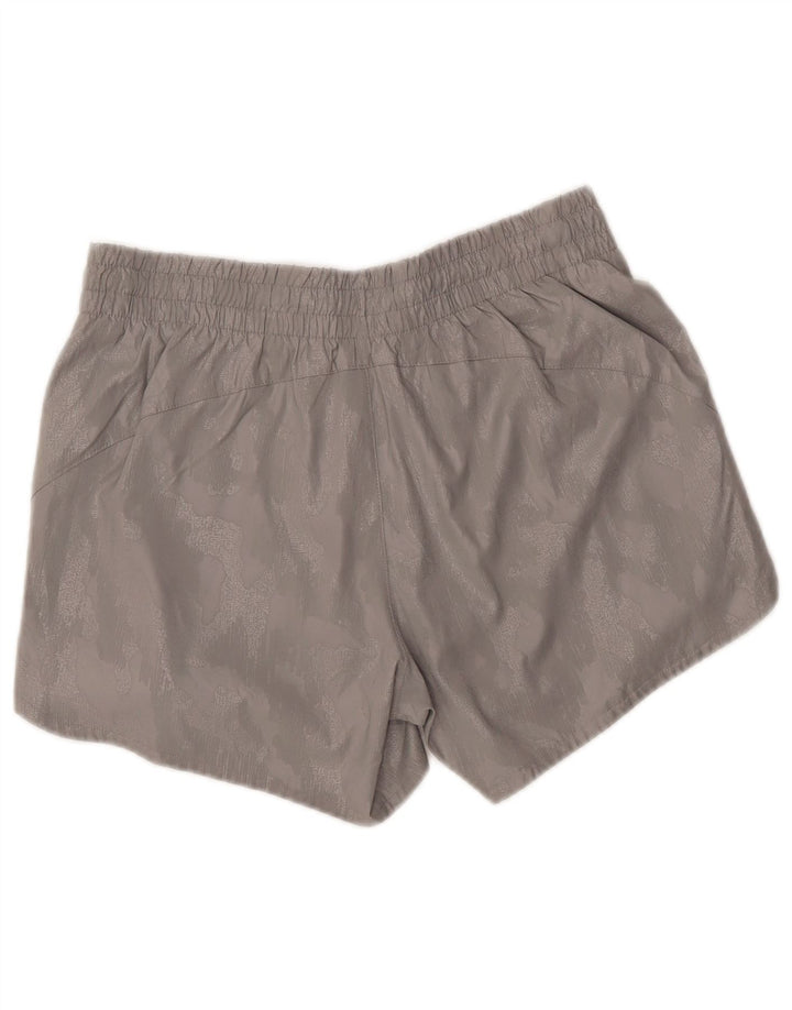 Athleta Short de sport pour femme UK 14 Gris moyen Camouflage