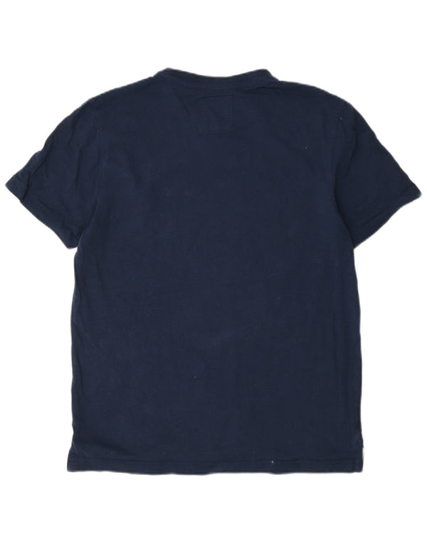 Crew Clothing T-Shirt Homme Petit Bleu Marine Coton