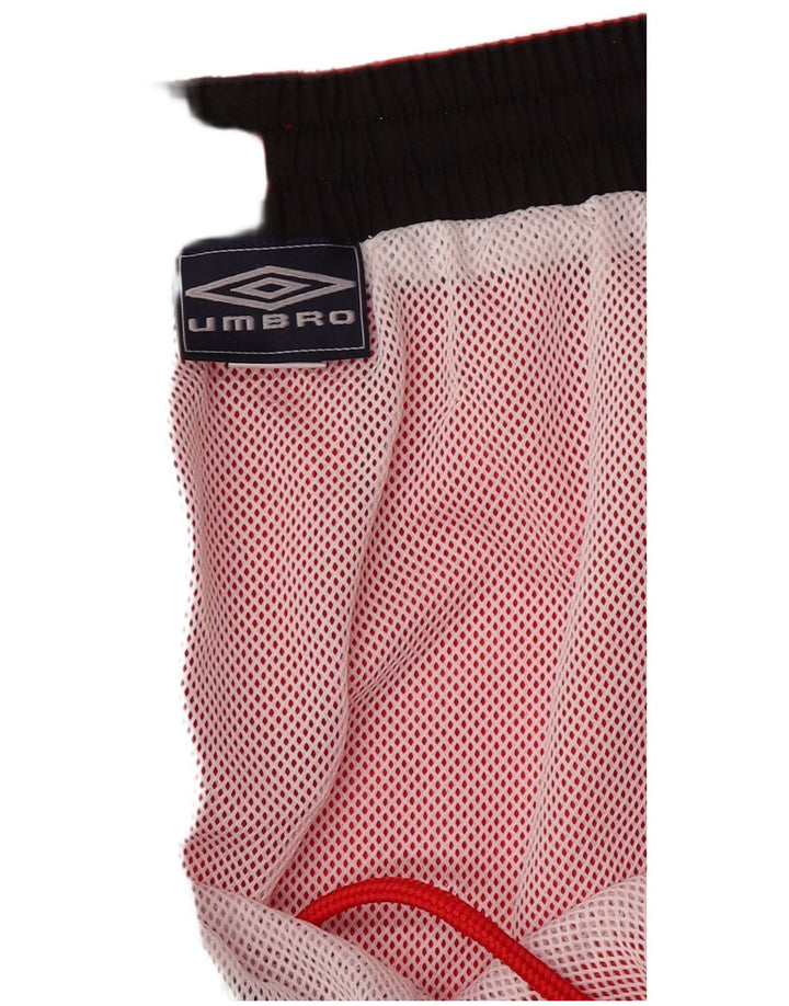 Umbro Short de Sport Graphique Homme 2XL Rouge Polyester