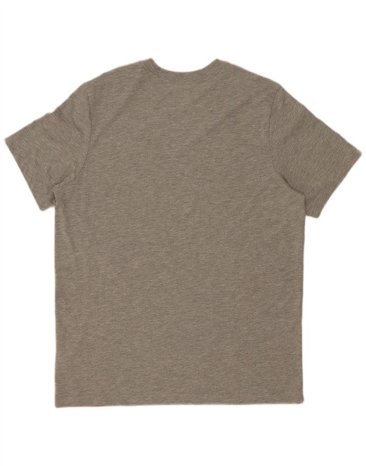 Nike Hommes Dri Fit Graphic T-Shirt Haut Large Gris Polyester