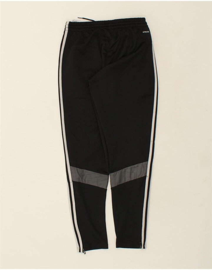 ADIDAS Mens Tracksuit Trousers Joggers Small Black Polyester Vintage Adidas and Second-Hand Adidas from Messina Hembry 