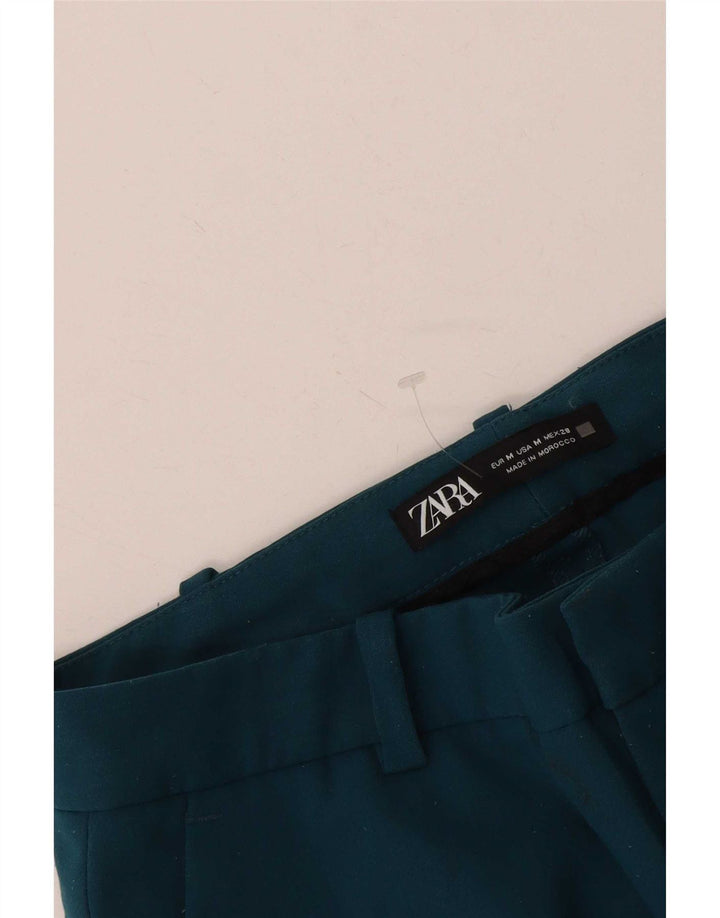 Zara Pantalon Chino Bootcut Femme Moyen W28 L30 Bleu