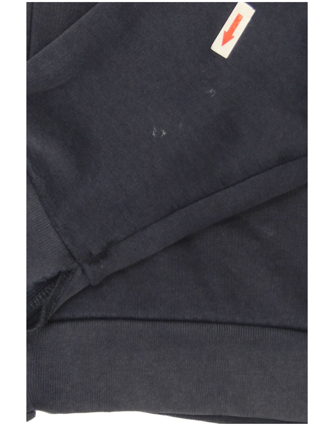 Zara Pull À Capuche Zippé Homme Bleu Marine Moyen Coton
