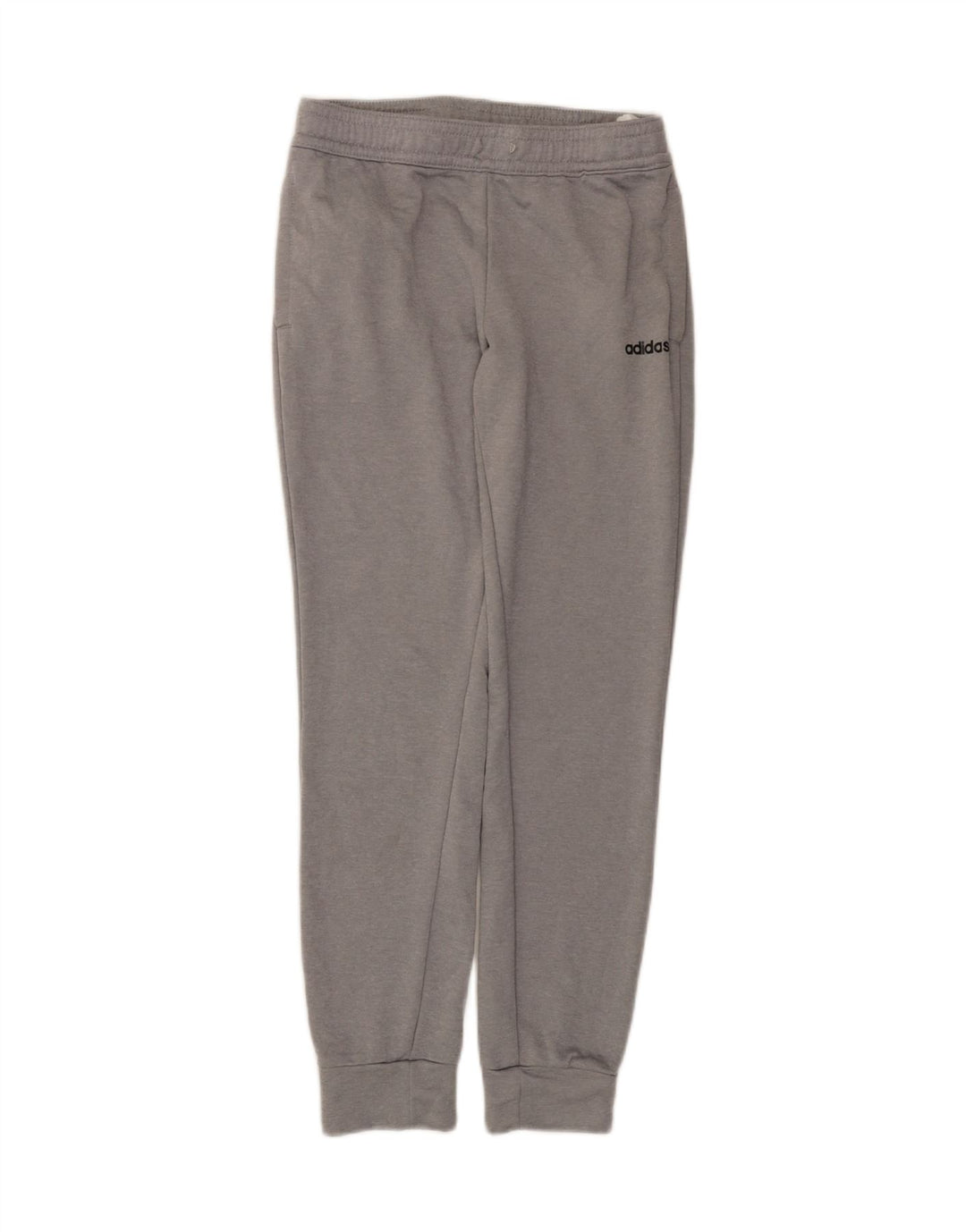 Adidas Pantalon de survêtement pour femme Joggers UK 8/10 Petit Gris Polyester
