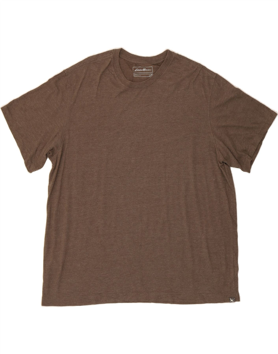 EDDIE BAUER Mens T-Shirt Top XL Brown Cotton Vintage Eddie Bauer and Second-Hand Eddie Bauer from Messina Hembry 