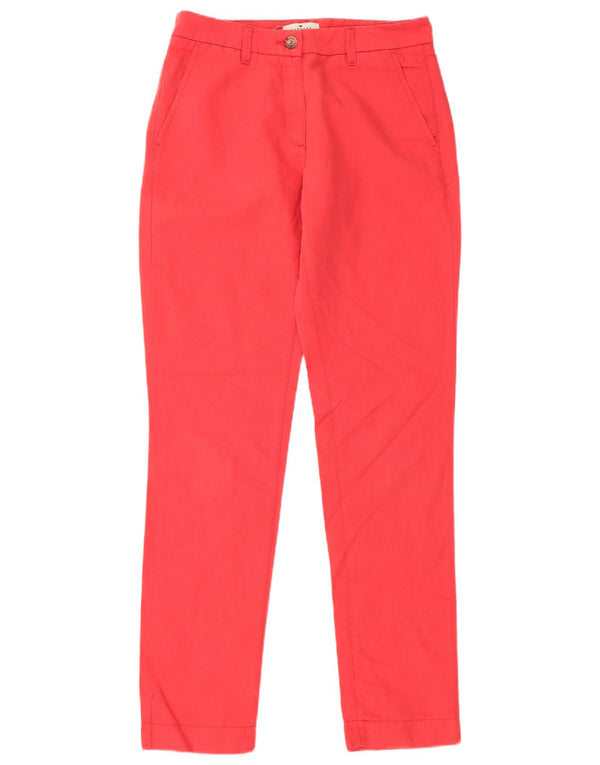 Carrera Pantalon Chino Slim Femme IT 42 Medium W28 L31 Rouge Coton