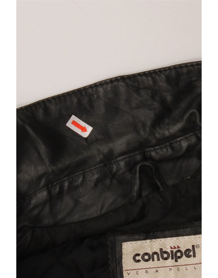 CONBIPEL Veste en cuir pour homme IT 44 XS Cuir noir