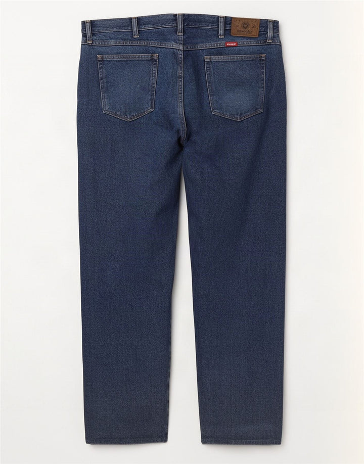 Wrangler Jean droit homme W40 L30 bleu coton