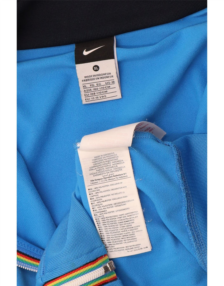 Veste de survêtement Nike garçon graphique 13-14 ans XL bleu polyester