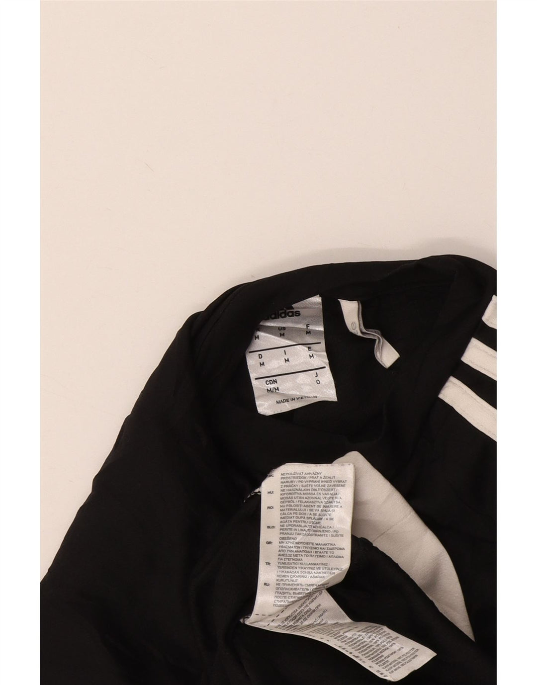 Adidas Hommes Climalite T-Shirt Haut Noir Colorblock Polyester