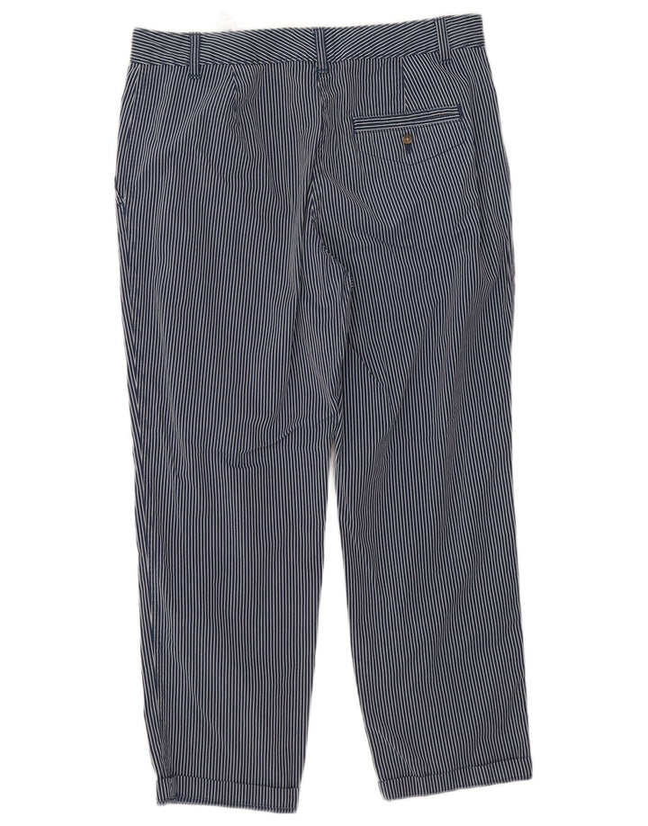 Marks & Spencer Pantalon court pour femme UK 12 Medium W32 L25 Bleu marine