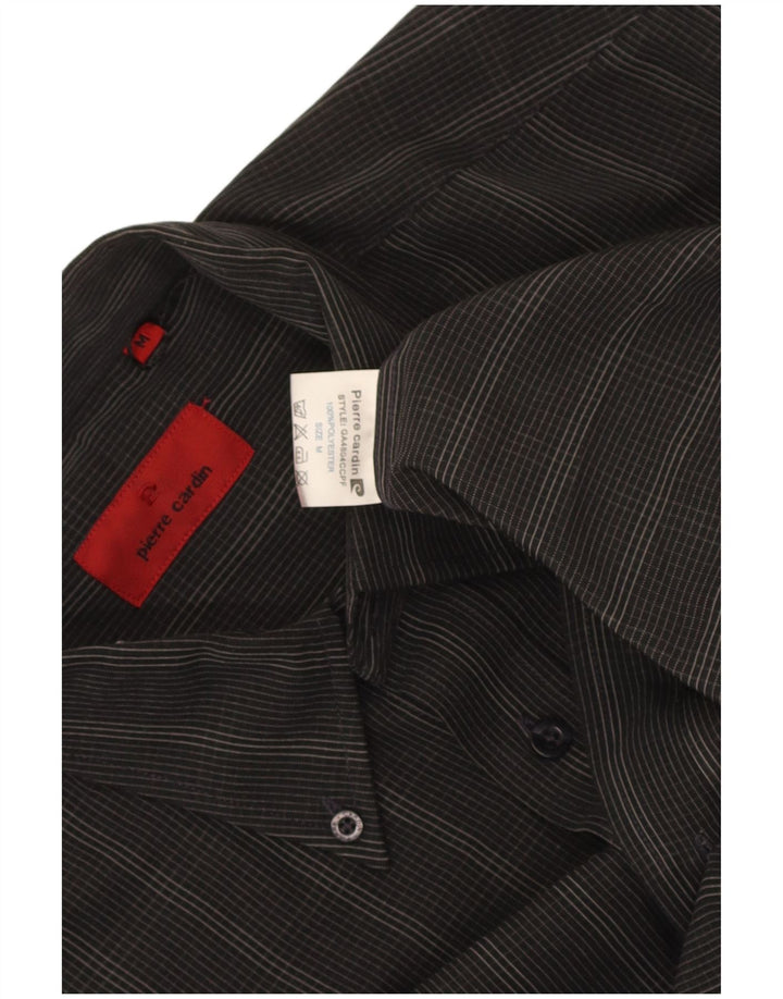 Pierre Cardin Chemise Homme Moyen Carreaux Noir Polyester