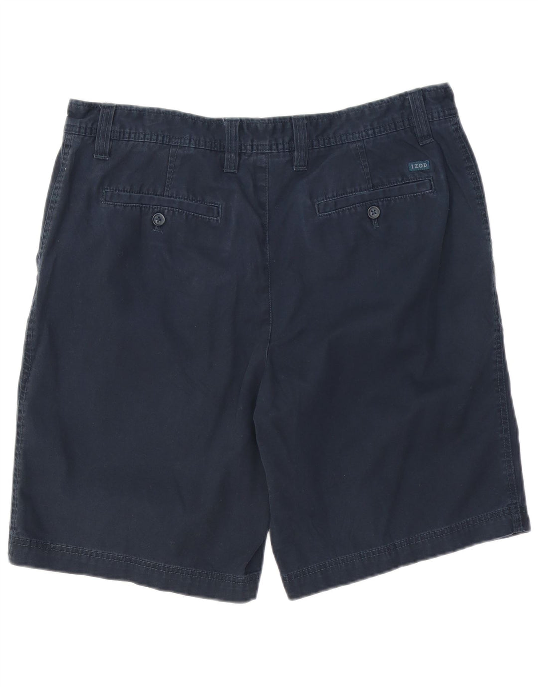 IZOD Short Chino Homme Salt Water W36 Large Bleu Marine Coton