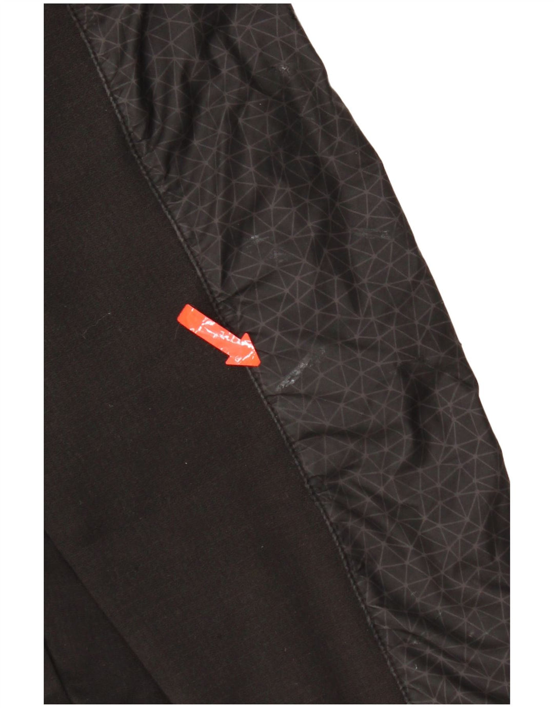 The North Face Pull à capuche zippé graphique pour homme Petit noir géométrique