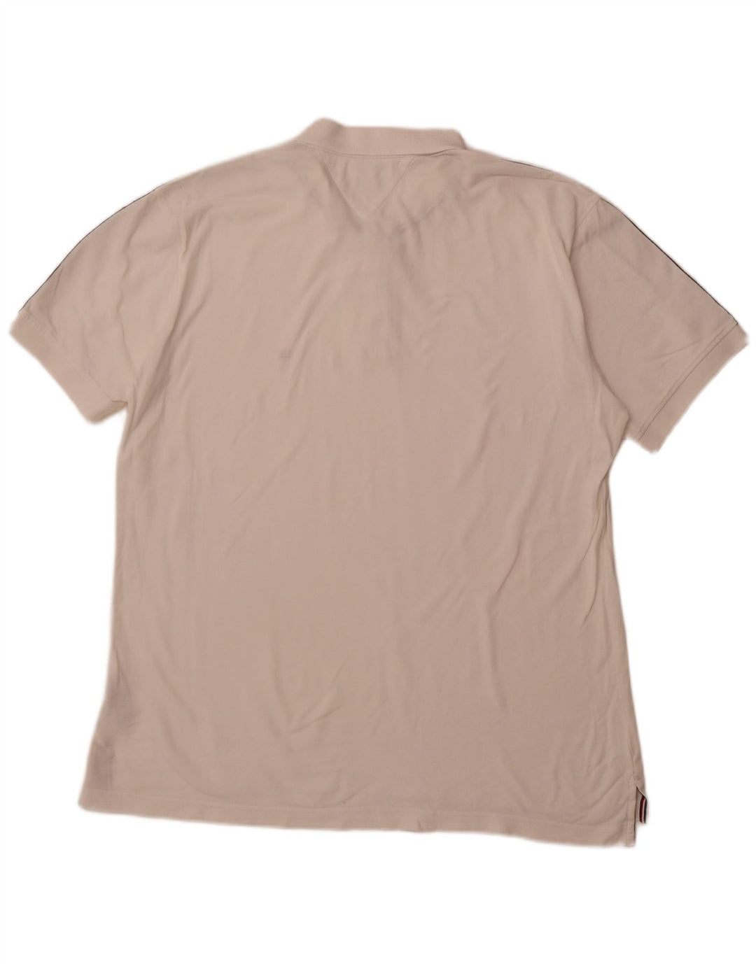 TOMMY HILFIGER Polo coupe classique pour homme 2XL en coton color block blanc