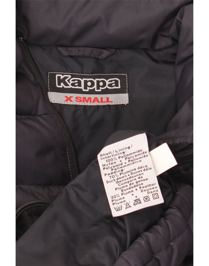 KAPPA Femme Gilet Rembourré Oversize UK 6 XS Bleu Marine Polyamide