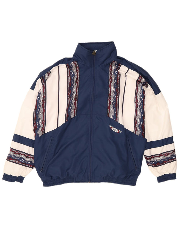 Jako Veste de survêtement pour homme en polyester color block bleu marine moyen