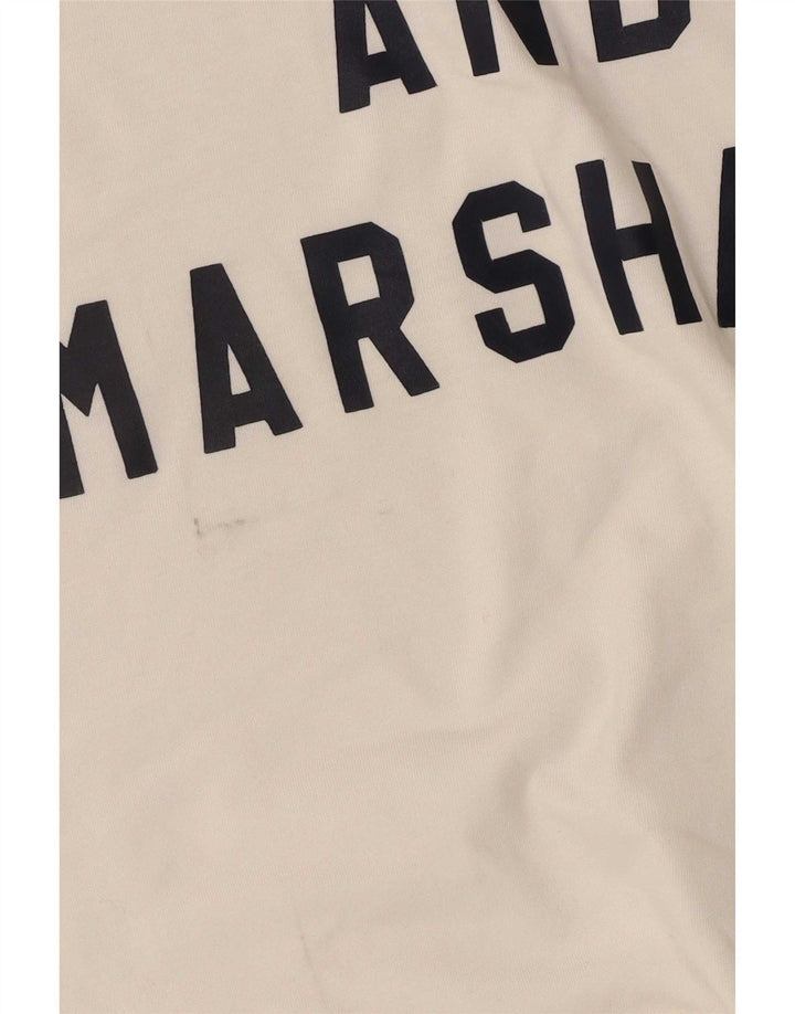 Franklin & Marshall T-Shirt Graphique Homme Blanc Moyen Coton
