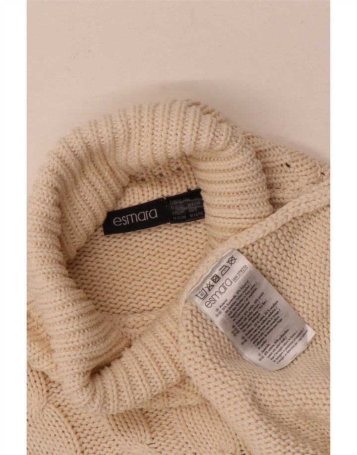 Esmara Pull col roulé pour femme UK 14/16 Medium Off White