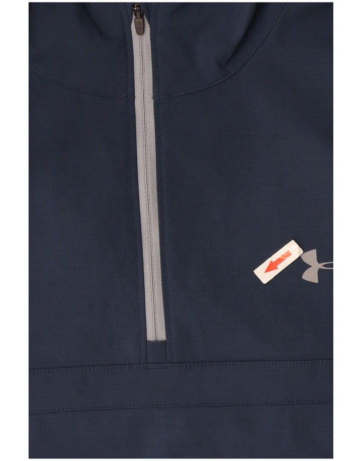 Under Armour Veste de survêtement pour homme en polyester bleu marine Taille L