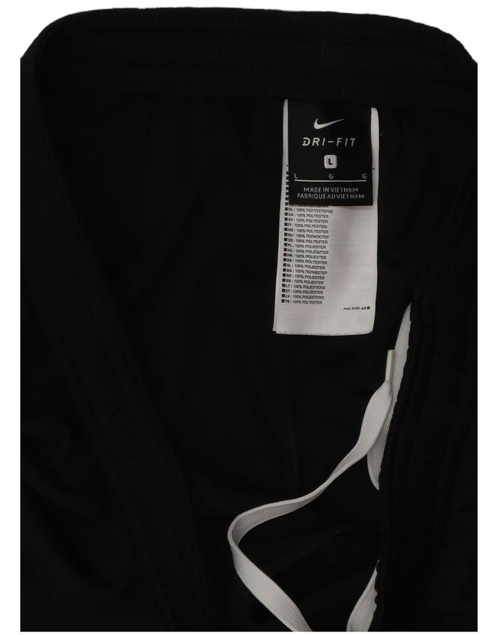 Pantalon de survêtement Nike Dri Fit Graphic pour hommes, grand, noir, polyester