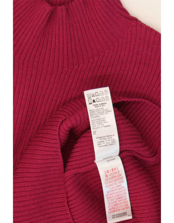 Marks & Spencer Pull col roulé pour femme UK 14 Large Violet