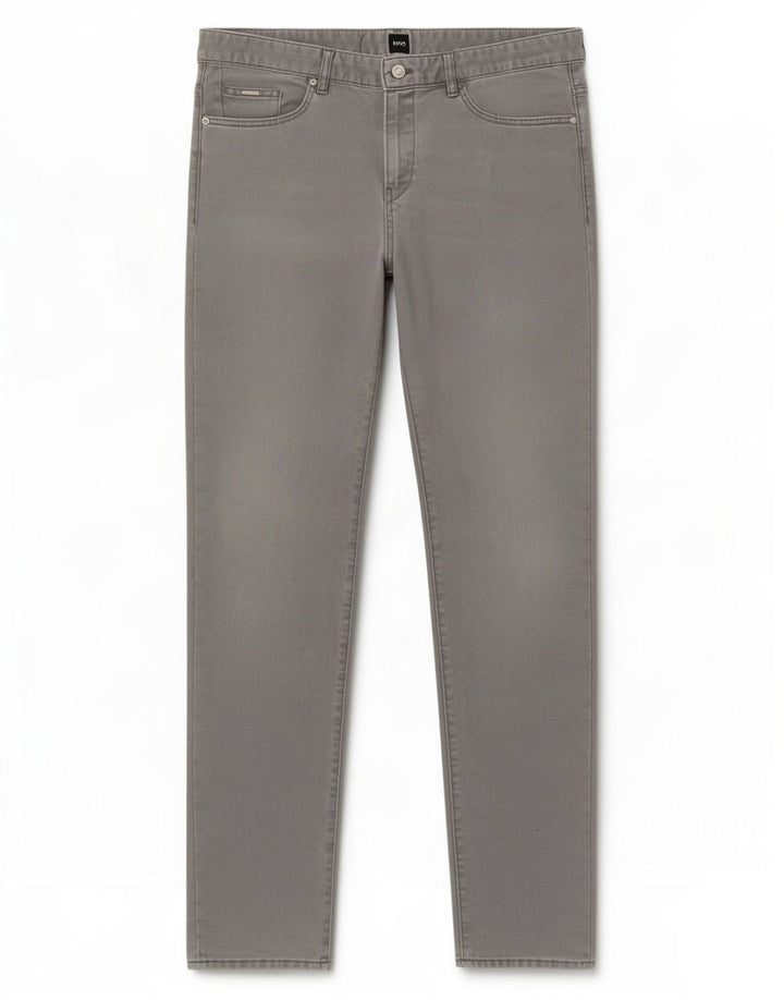 Hugo Boss Jean droit W36 L34 gris coton homme