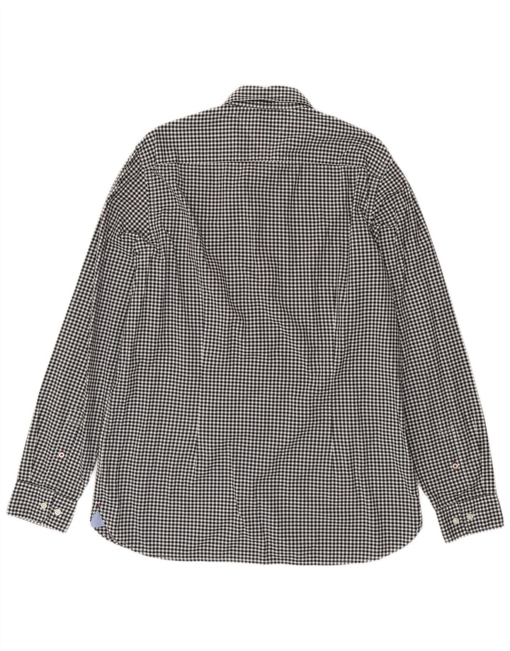 Tommy Hilfiger Chemise Homme XL Noir Vichy Coton
