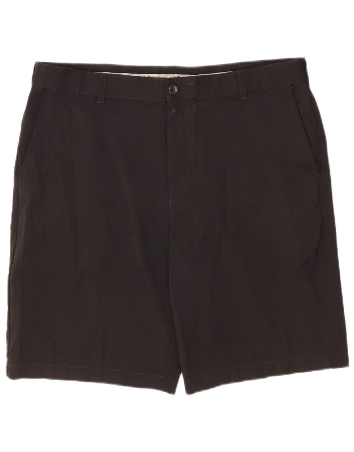 Izod Short Chino Homme W36 Grand Noir Polyester