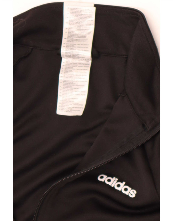 Adidas Climalite Survêtement Top Veste UK 4/6 XS Noir Polyester