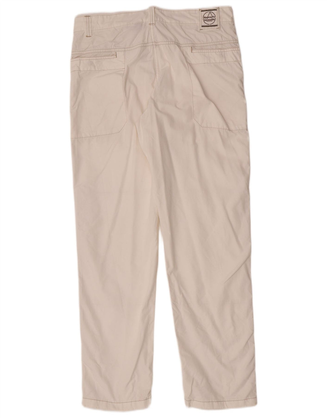 Murphy & Nye Pantalon Chino Slim Homme W36 L32 Coton Blanc