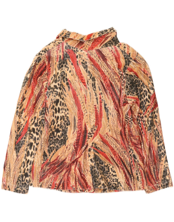 vintage Femme 4 Bouton Blazer Veste UK 10 Petit Multicolore