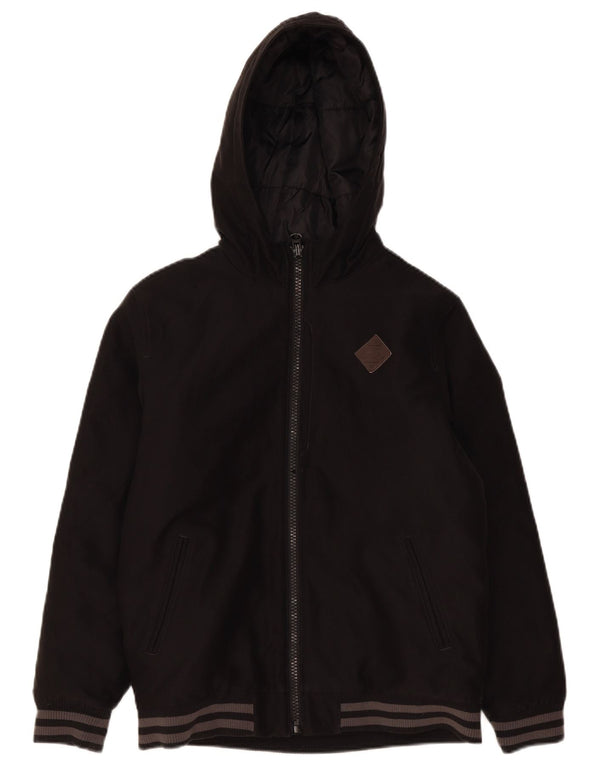 Vans Veste rembourrée à capuche pour homme UK 40 Large Noir