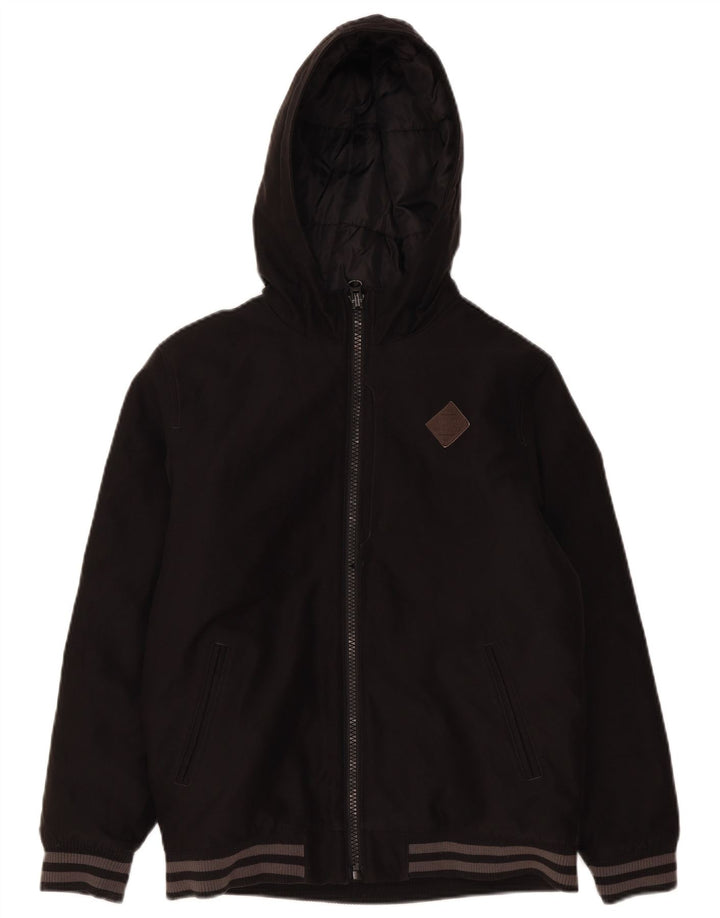 Vans Veste rembourrée à capuche pour homme UK 40 Large Noir