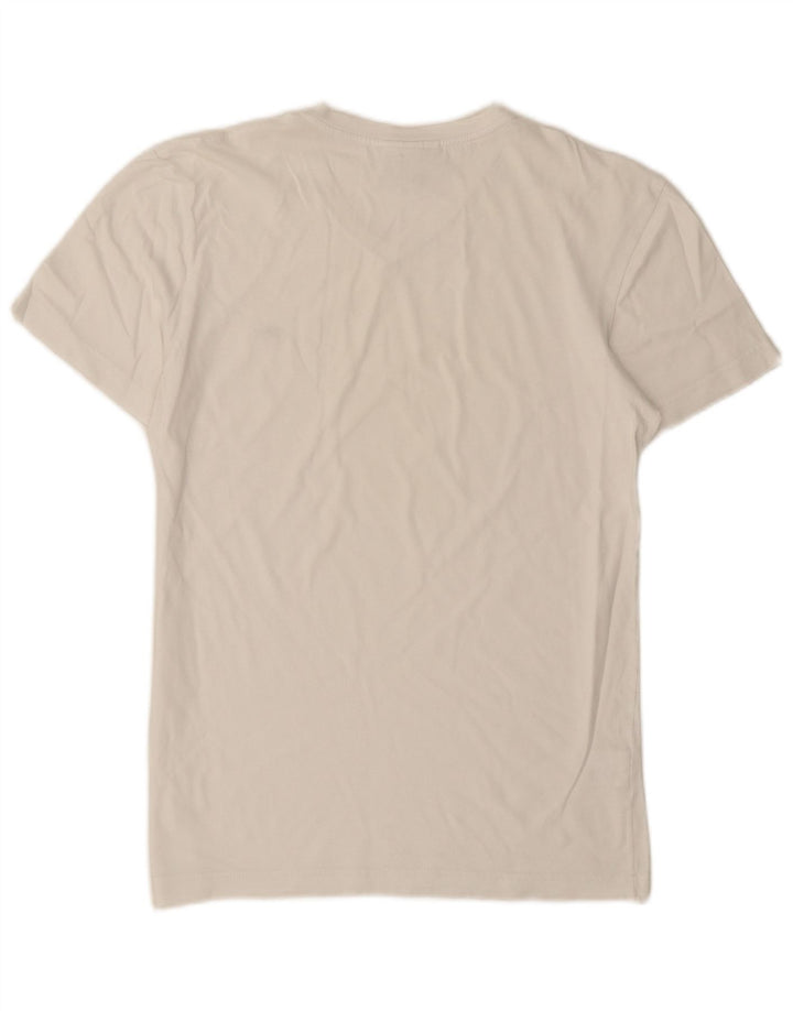 Lacoste Hommes Regular Fit T-Shirt Top Taille 3 Petit Coton Blanc
