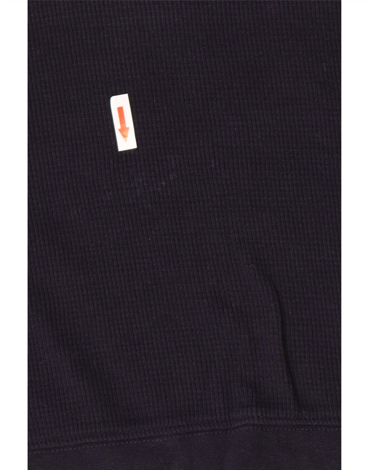 Zara Pull à col polo pour homme Petit Bleu marine