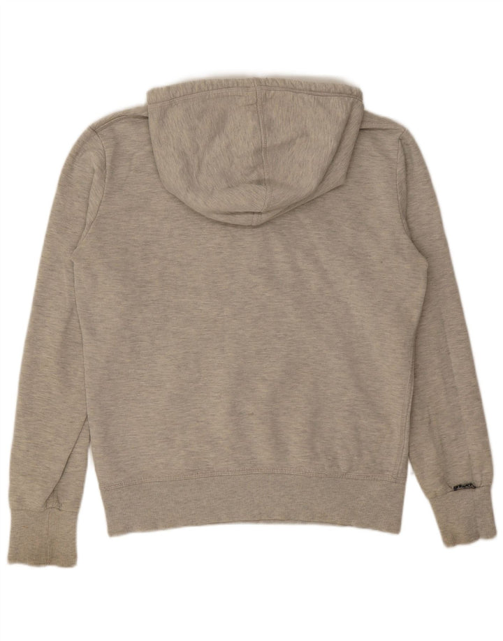 Superdry Pull à Capuche Graphique Homme Gris Moyen Coton