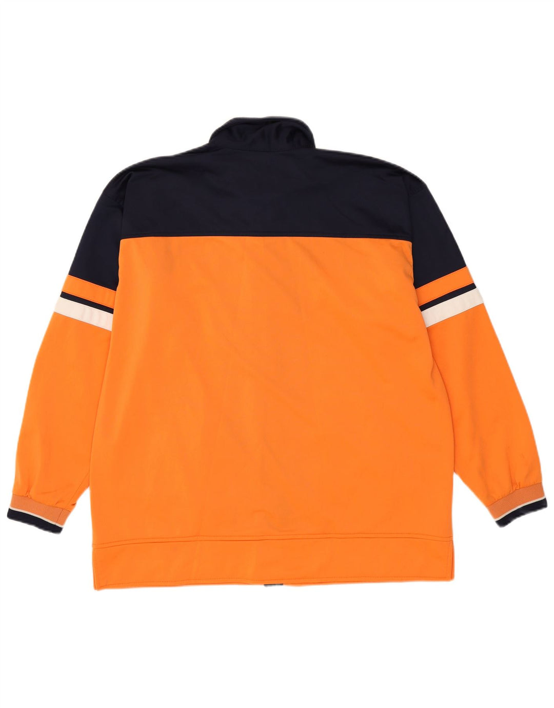 Champion Veste de survêtement pour homme Large Orange Colourblock Polyester