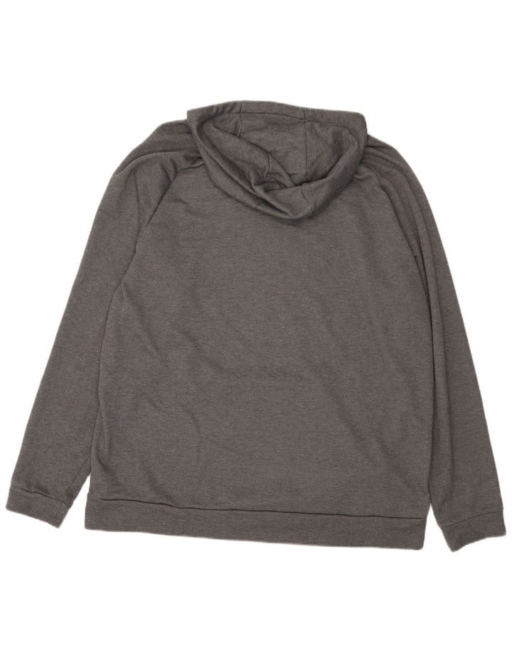 Nike Homme Dri Fit Graphic Sweat à capuche XL Gris Polyester