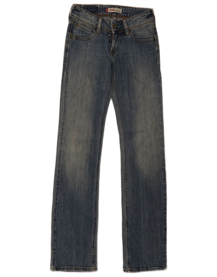 Levi's Jean Droit 570 Femme Bleu W26 L33 Coton